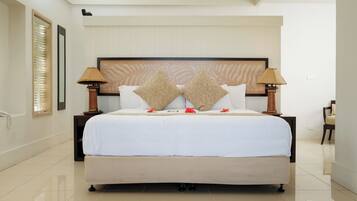 Bungalow Deluxe, en front de plage | Coffres-forts dans les chambres, rideaux occultants