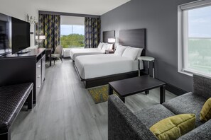 Room, Multiple Beds, Non Smoking | Premium bedding, in-room safe, desk, soundproofing