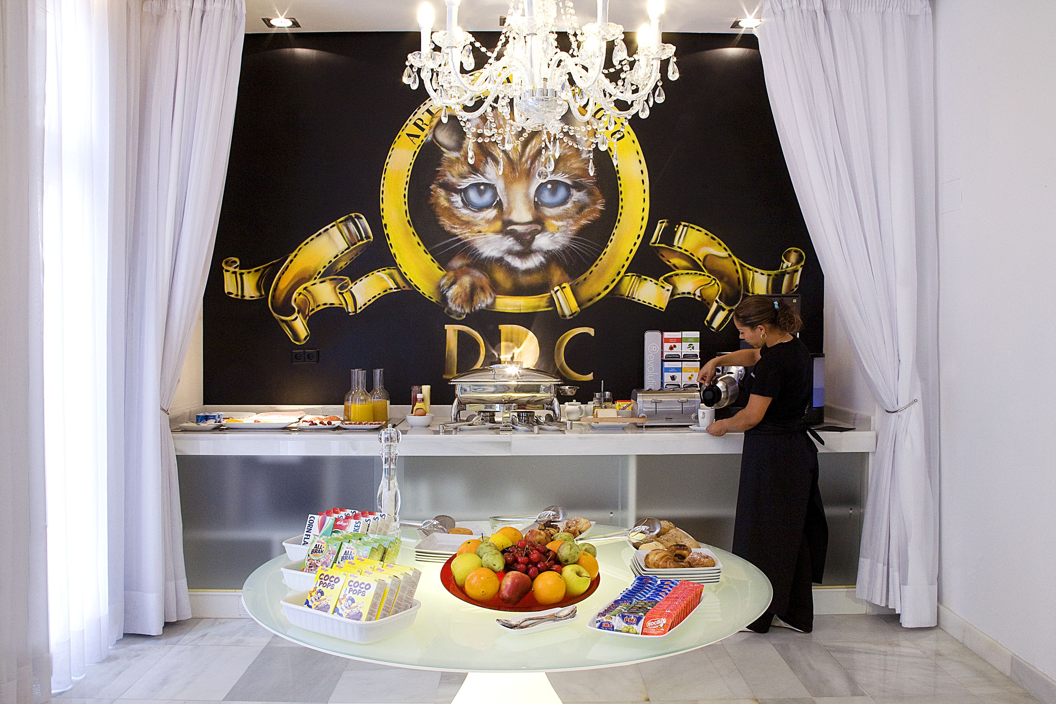 daily buffet breakfast (eur 15.50 per person)