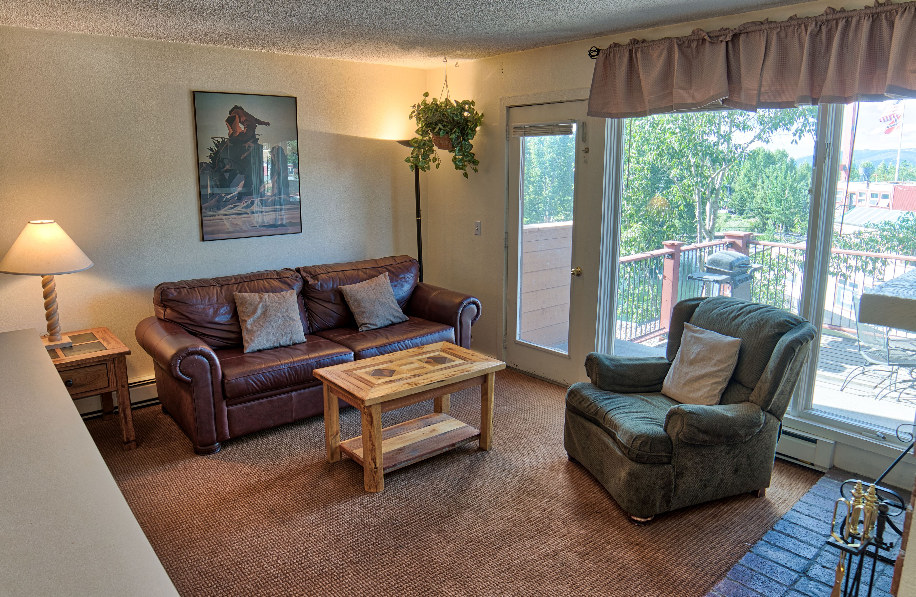 classic condo, 1 bedroom, balcony, lake view | living room | tv, dvd player