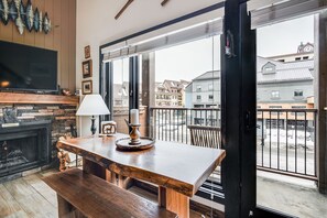 Standard Condo, 1 Bedroom, Fireplace, Mountain View | View from room - Der Steiermark (Breckenridge)