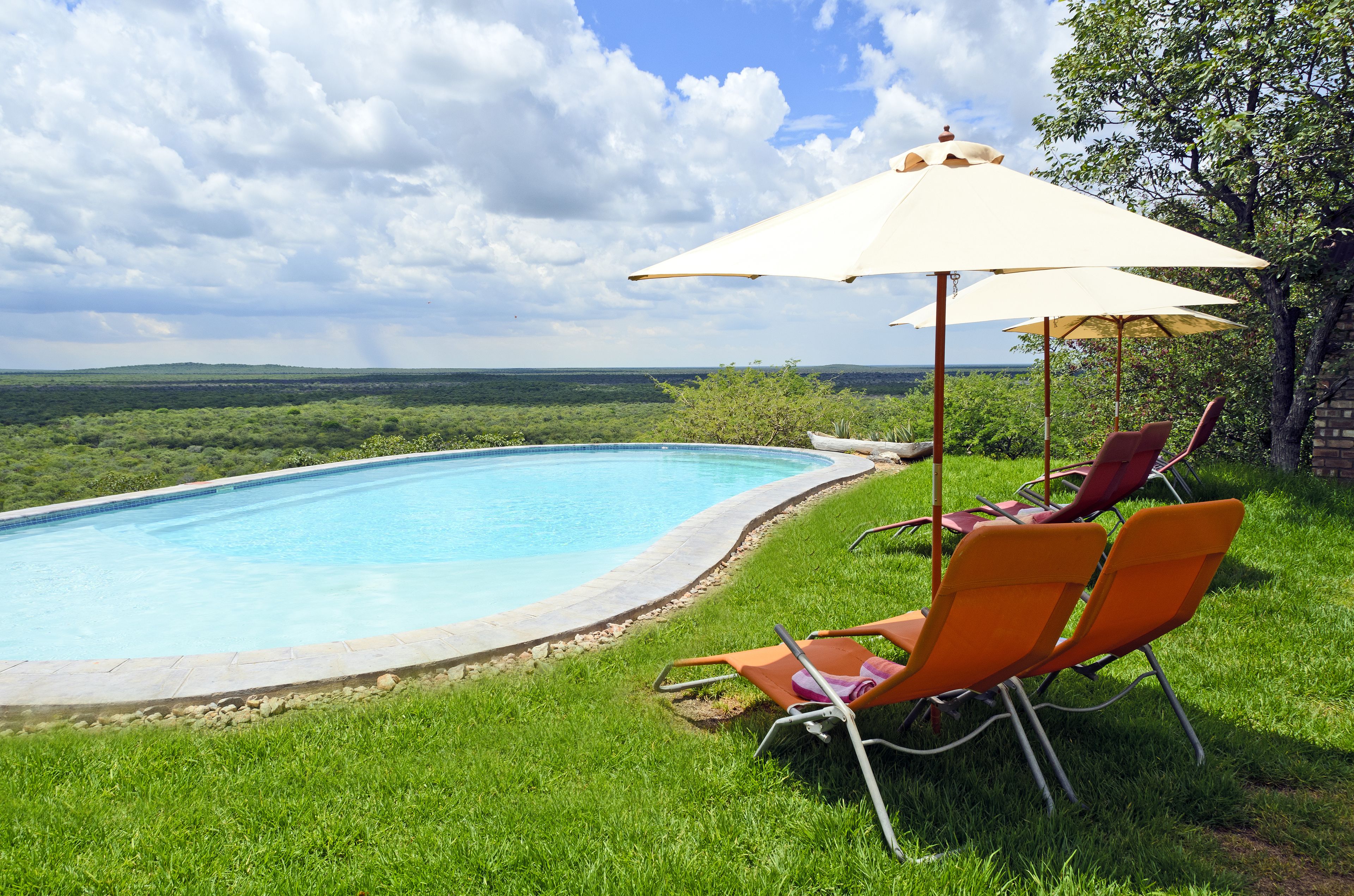 2 outdoor pools, pool umbrellas, sun loungers