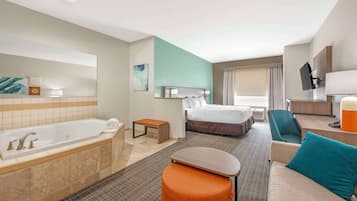 Premium bedding, pillow-top beds, in-room safe, desk