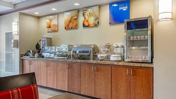 Free buffet breakfast