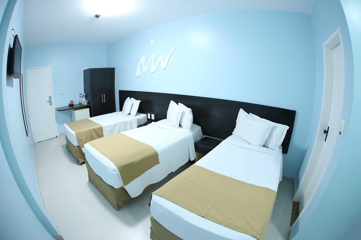 Minibar, in-room safe, blackout drapes, free WiFi