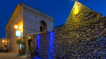 Front of property – evening/night