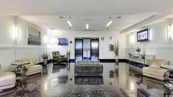 Sala de estar en el lobby