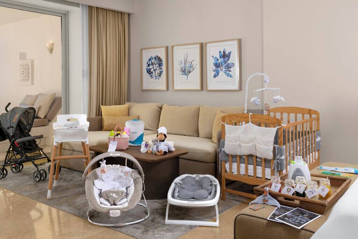 Ambassador Two Bedrooms Family Suite Ocean View | 고급 침구, 오리/거위털 이불, 필로우탑 침대, 무료 미니바