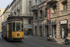 Majoituspaikan julkisivu