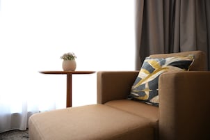 Minibar, caja de seguridad en la habitación y escritorio