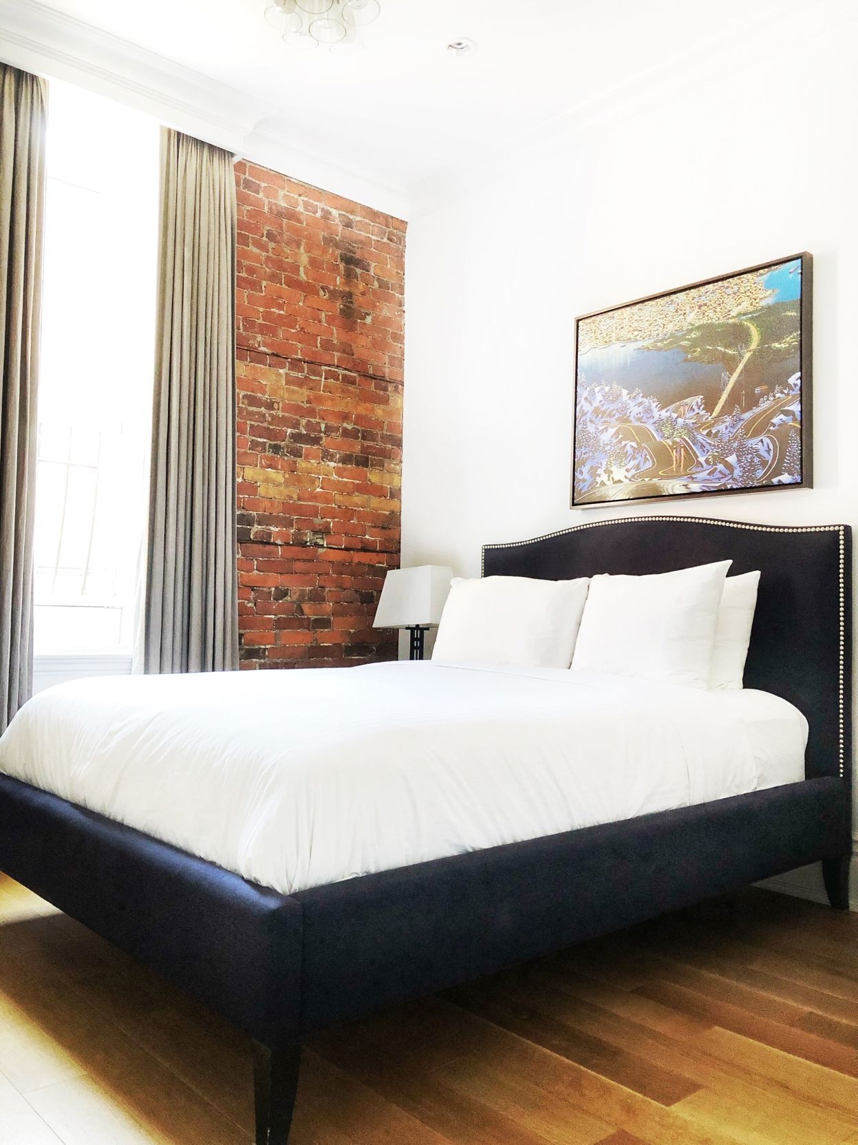 Premium bedding, down comforters, pillowtop beds, in-room safe