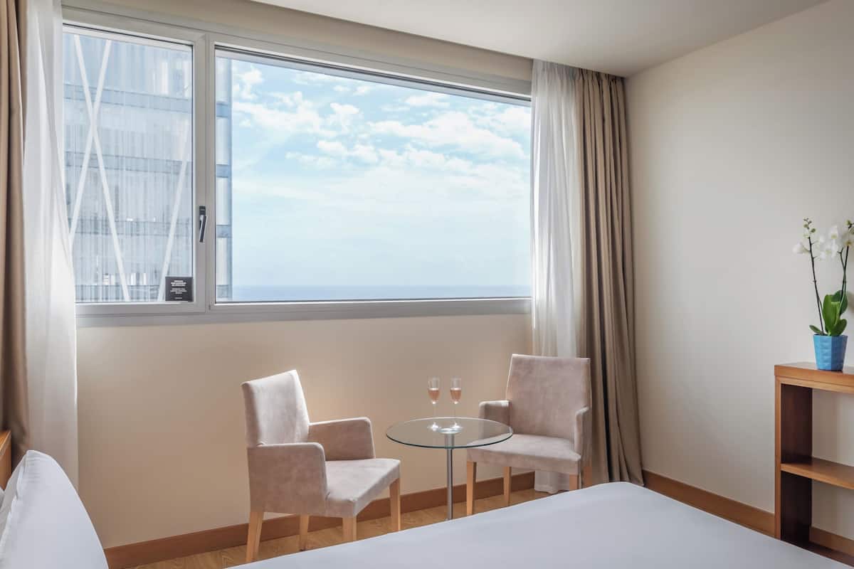 Vista a la playa o el mar