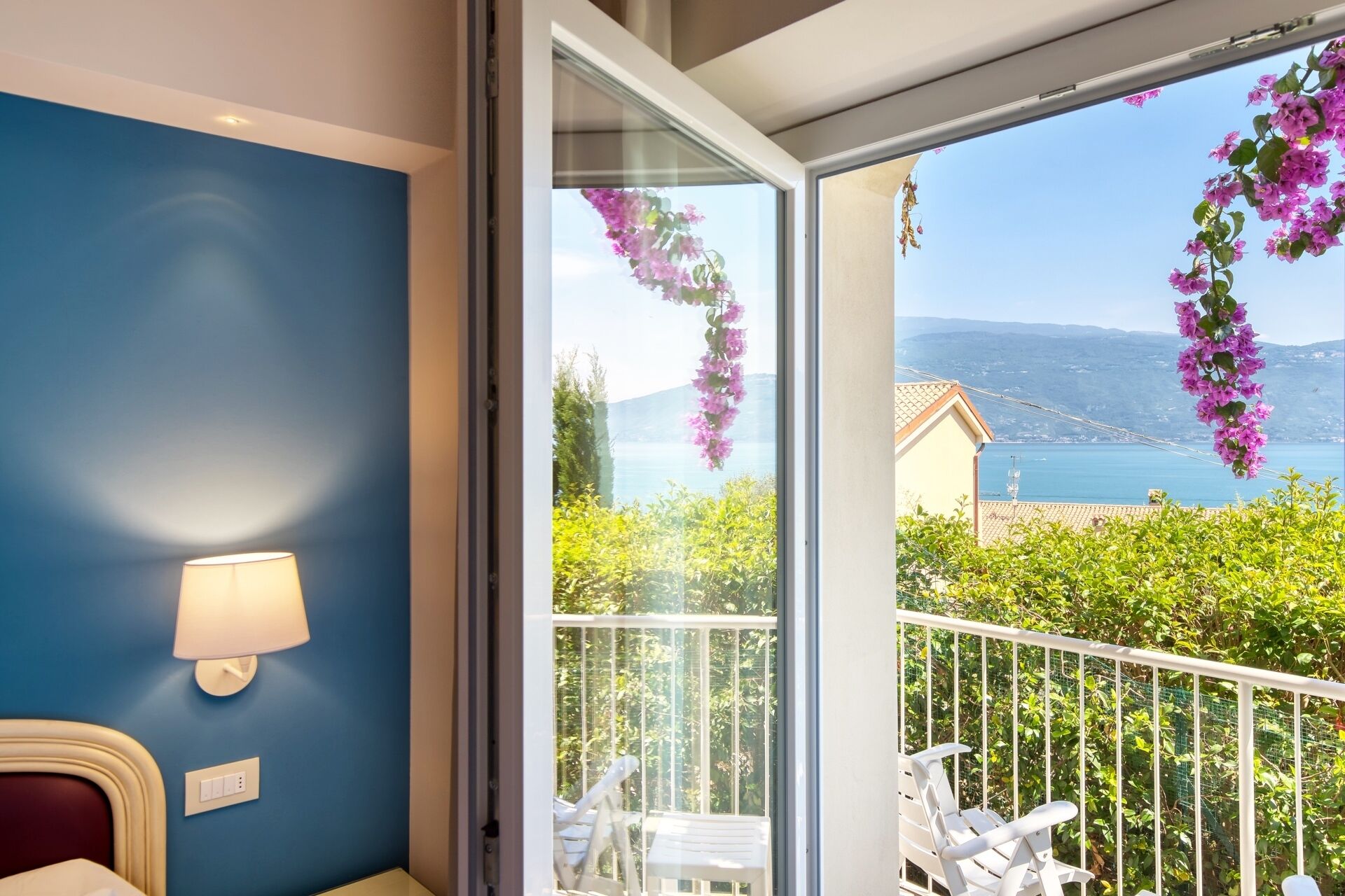 classic double room, partial lake view, ground floor | view from room