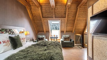 2 habitaciones, ropa de cama de alta calidad, edredón y minibar