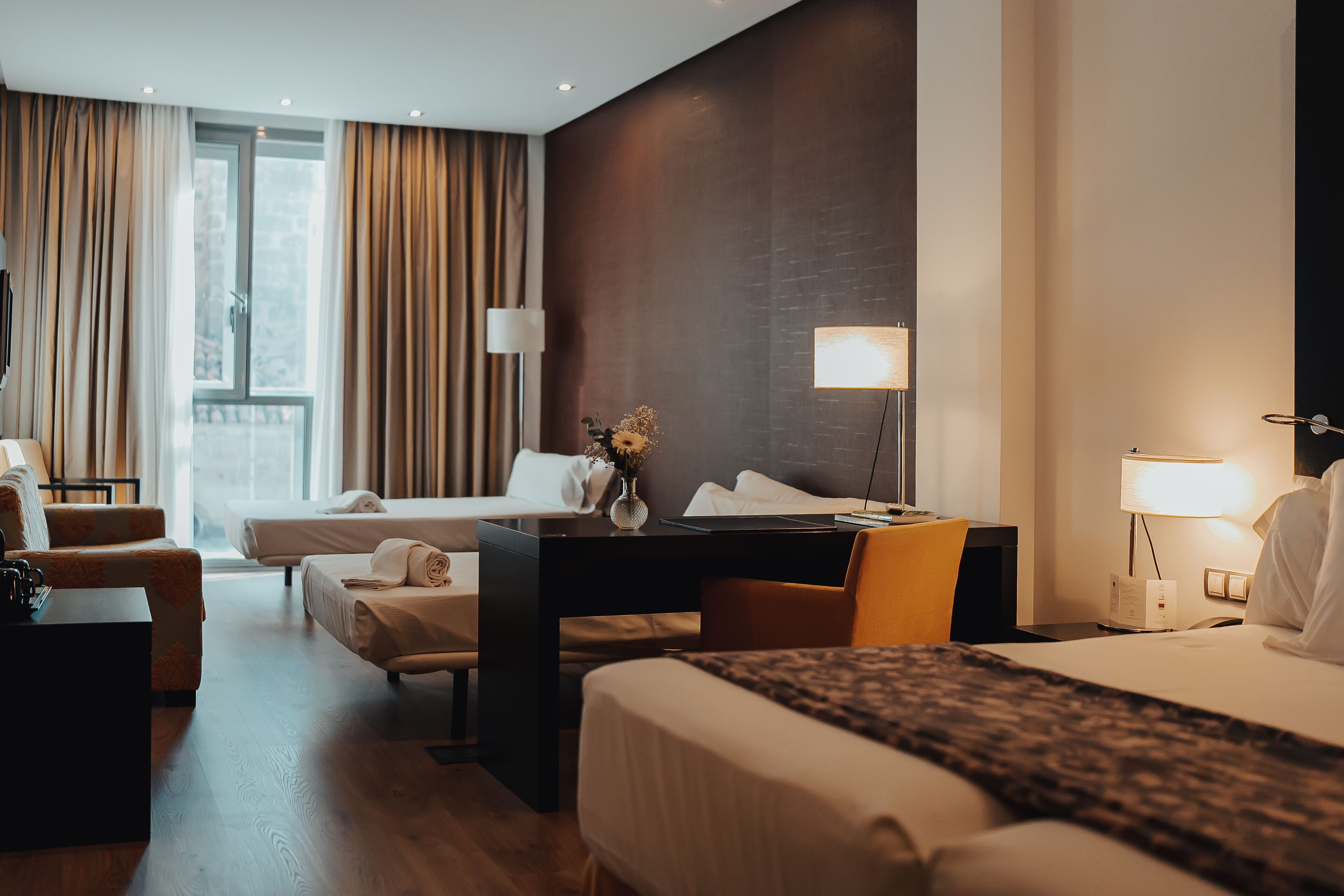 Family Room | Premium bedding, down duvets, minibar, in-room safe