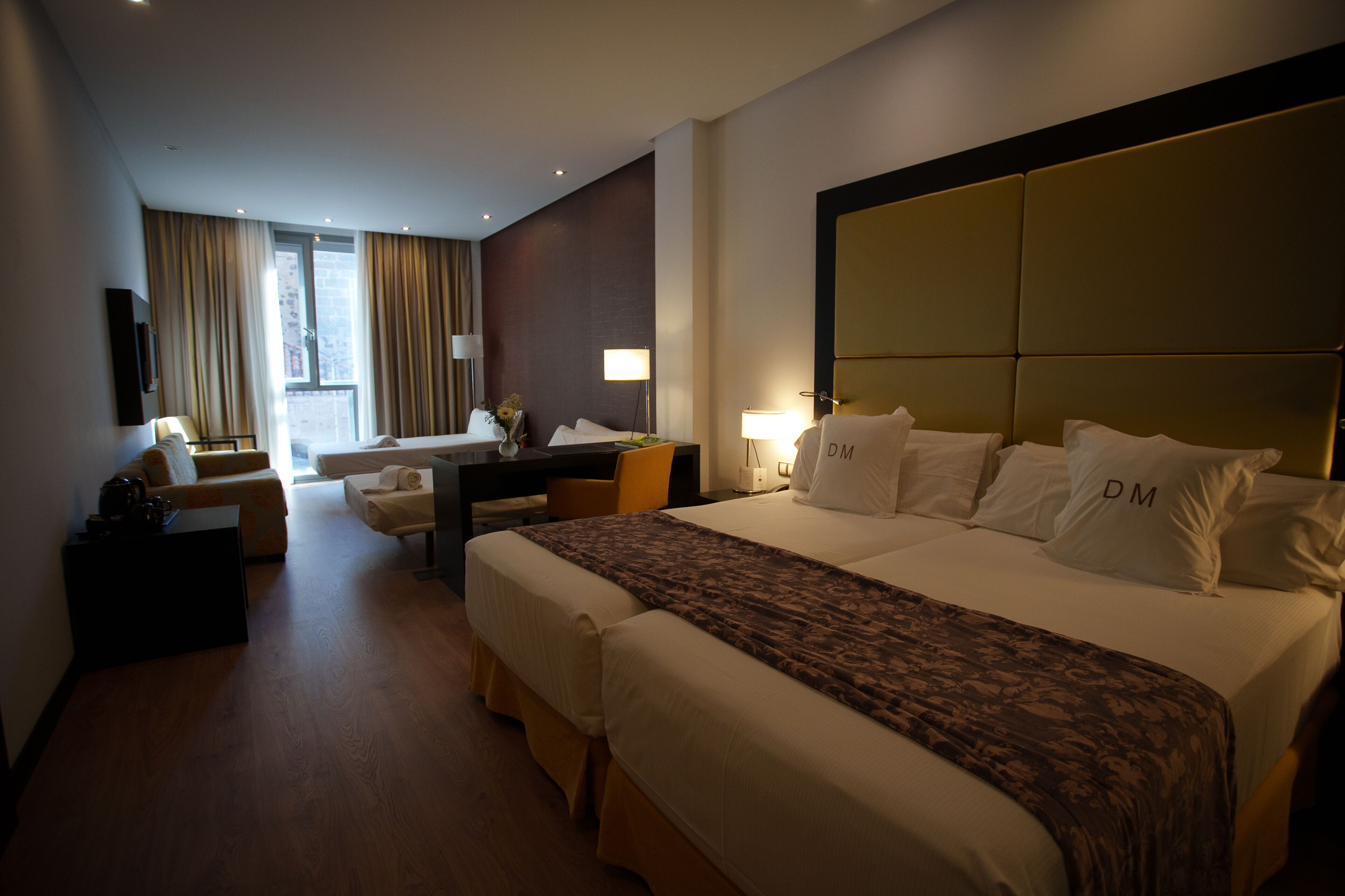 family room | premium bedding, down duvets, minibar, in-room safe