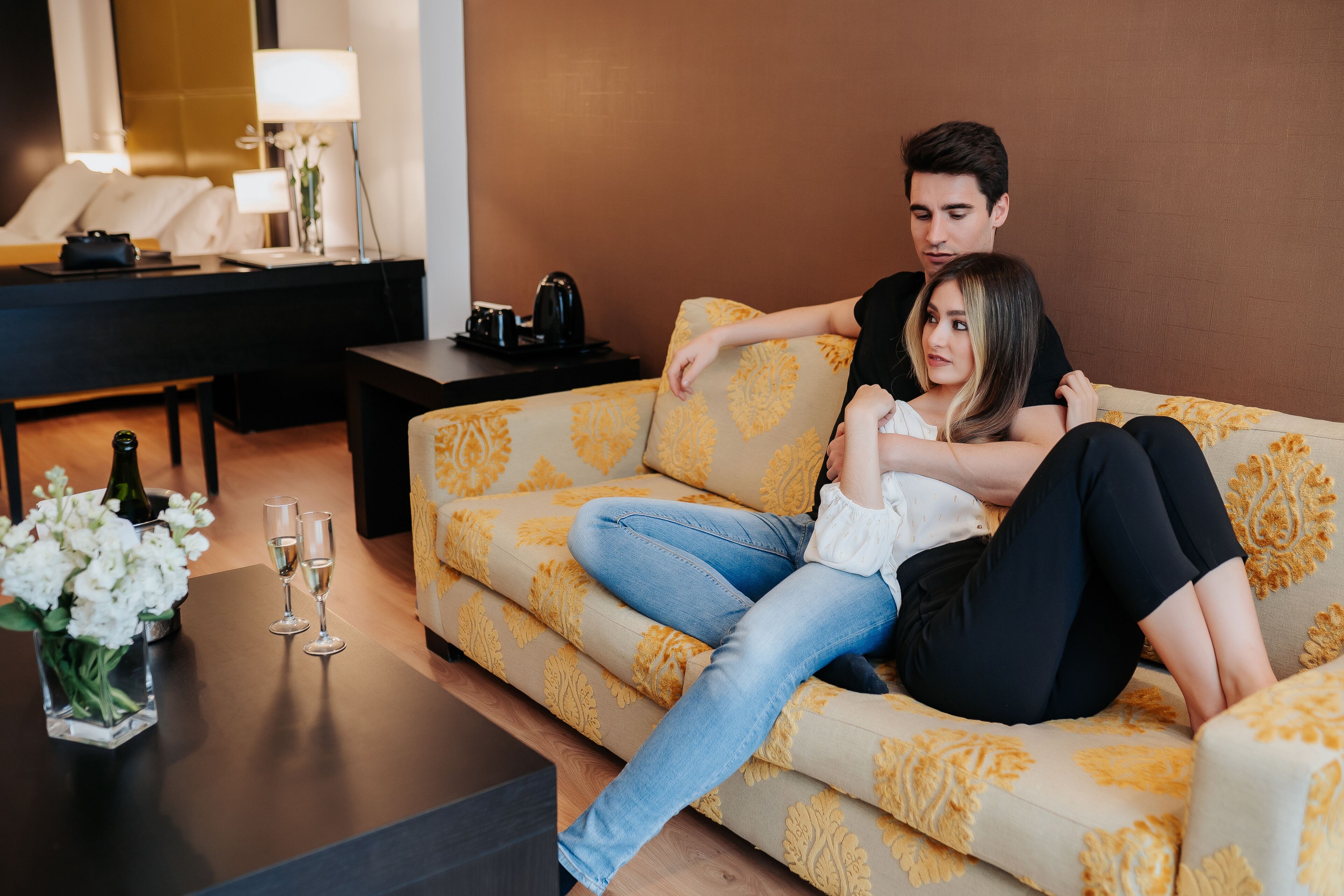 premium bedding, down duvets, minibar, in-room safe