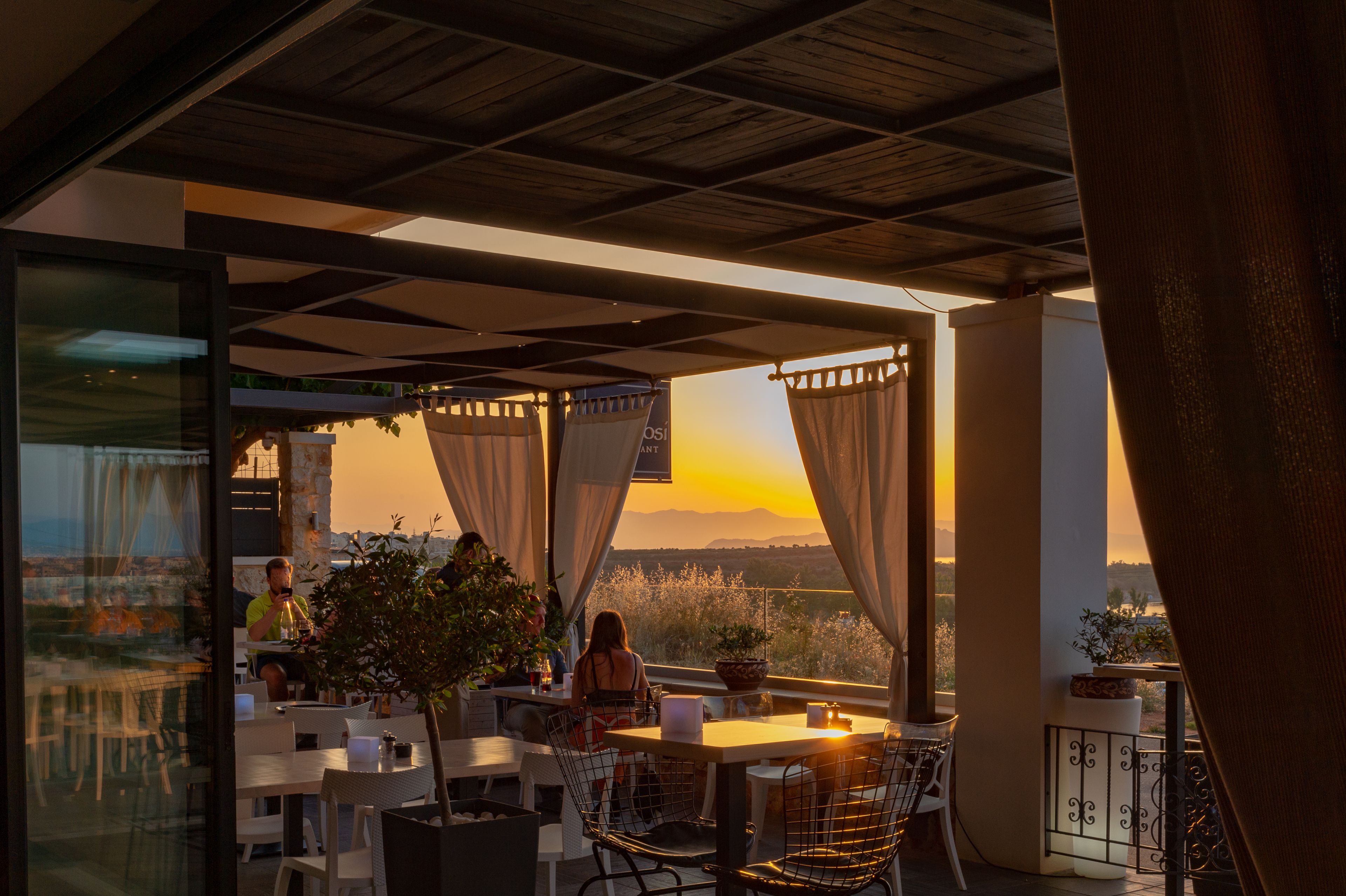 breakfast, dinner served; greek cuisine, pool views