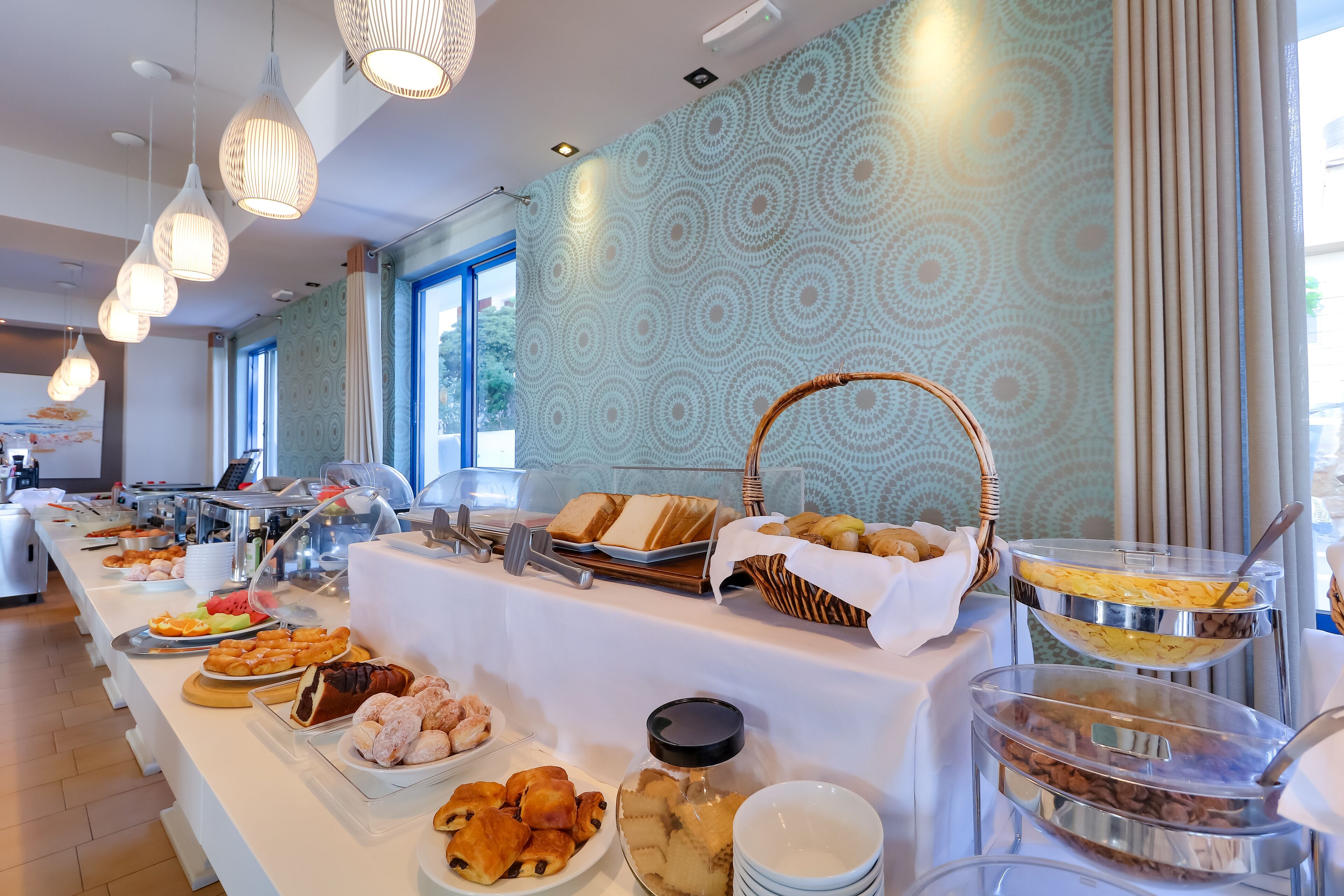 daily buffet breakfast (eur 12 per person)