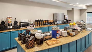 Free daily on-the-go breakfast