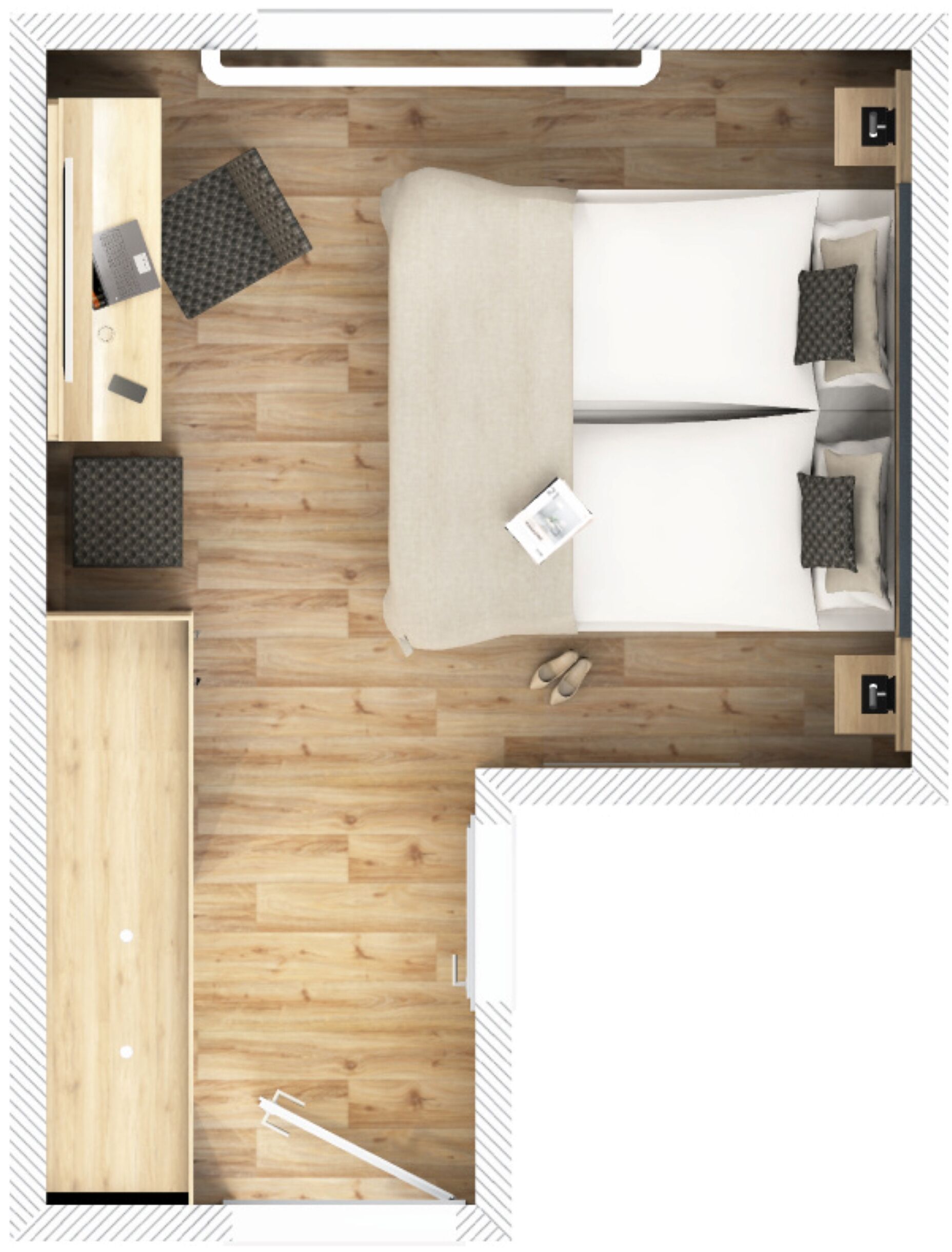 classic double or twin room, mountain view | 1 bedroom, pillow-top beds, individually decorated