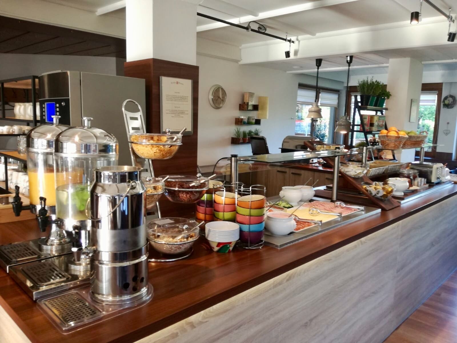 daily buffet breakfast (eur 10 per person)