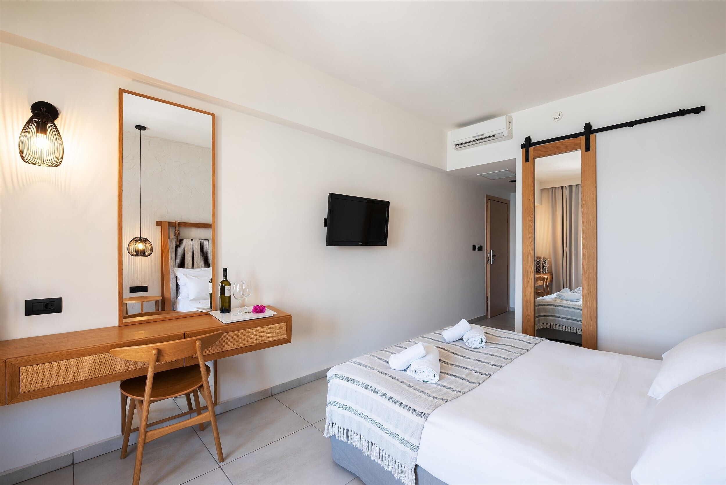 Standard Double or Twin Room, Partial Sea View | Individually decorated, free WiFi, bed sheets
