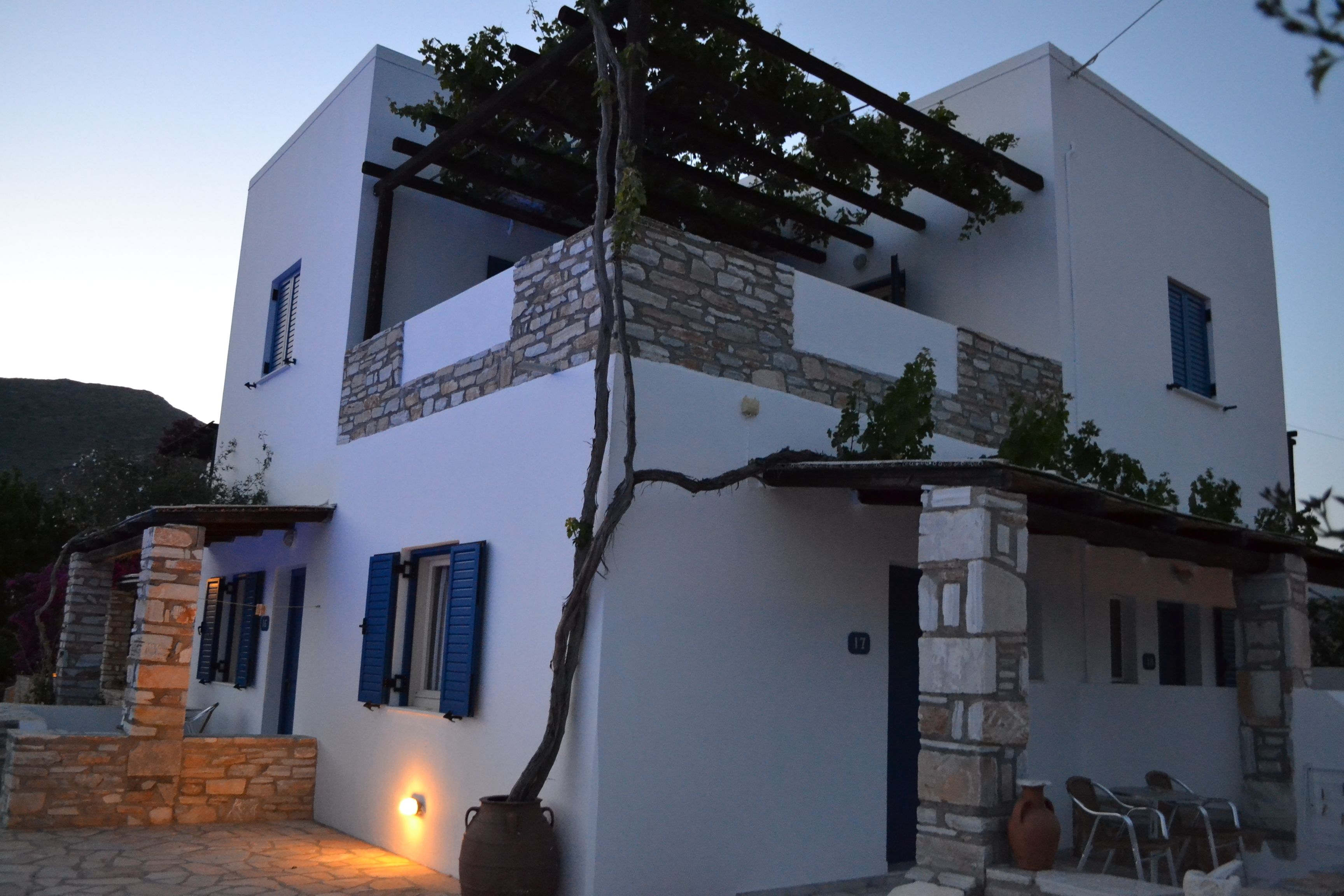 Front of property - evening/night