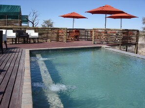 Outdoor pool - Suricate Tented Lodge (Intu Afrika Kalahari Private Reserve)