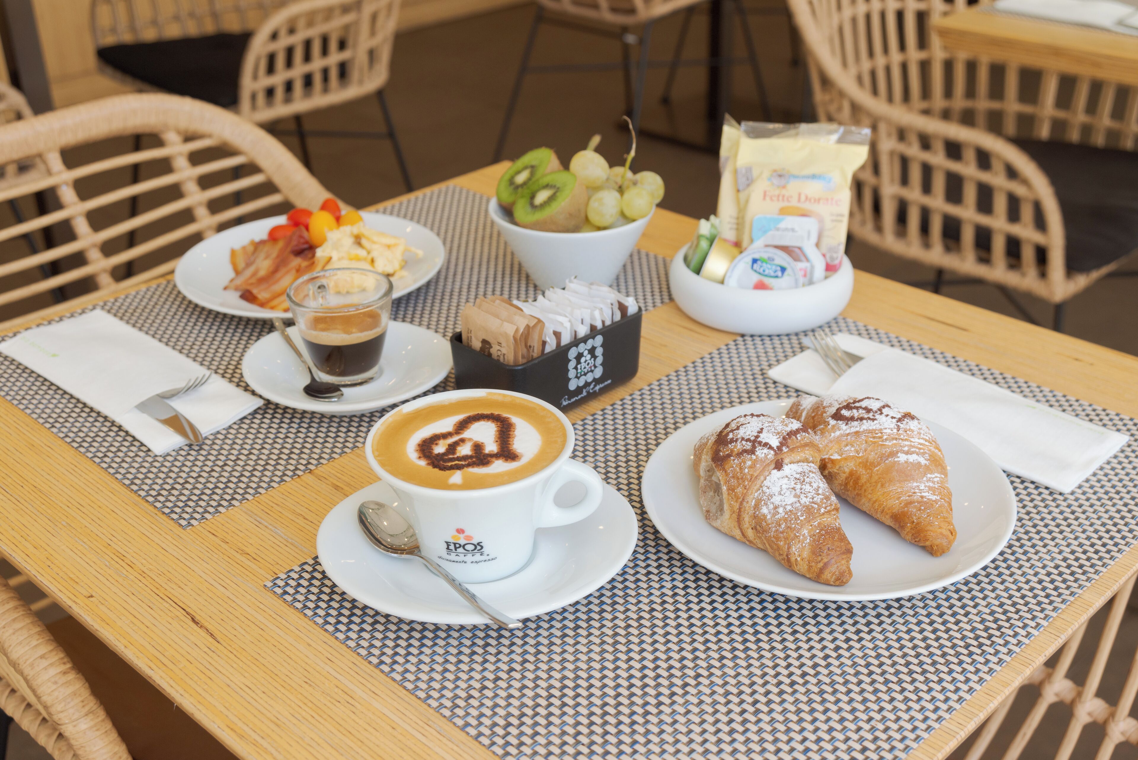 daily buffet breakfast (eur 15 per person)