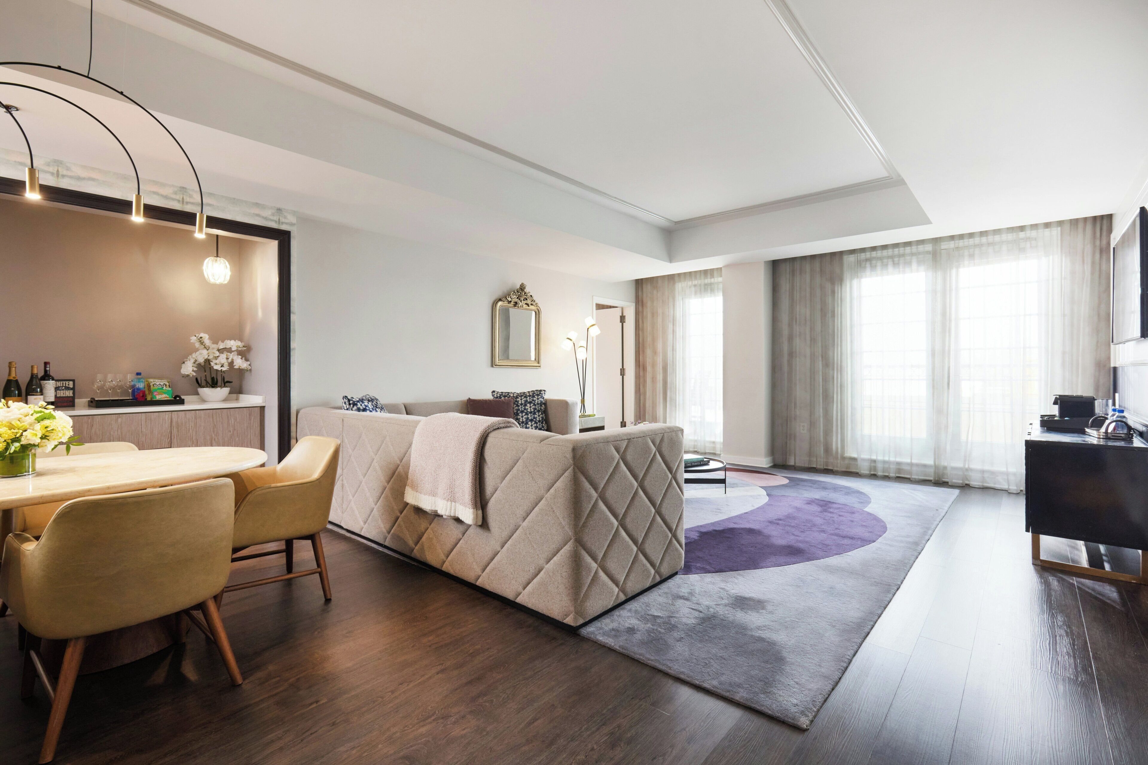 Presidential Suite with Terrace | Premium bedding, in-room safe, desk, laptop workspace
