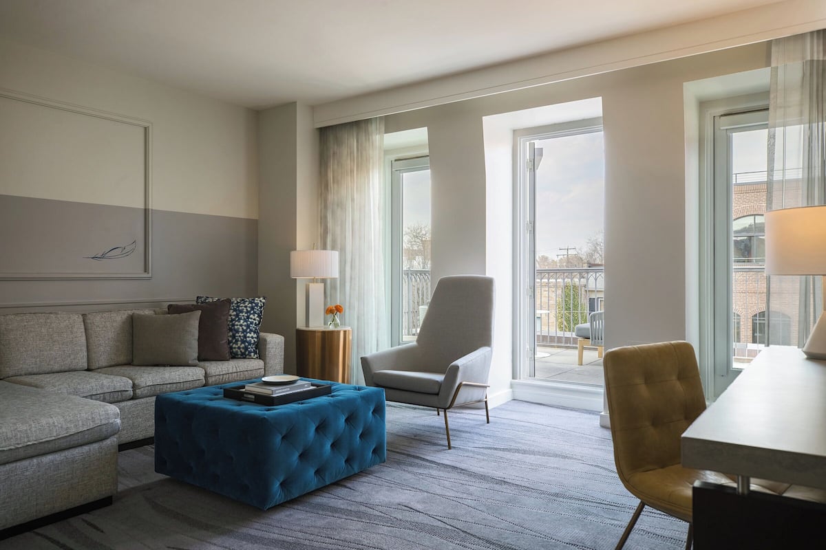 Suite, terrasse (Archer's) | Coin séjour