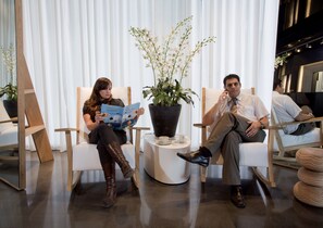 Lobby sitting area