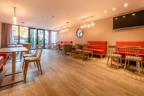 Daily buffet breakfast (EUR 14 per person)