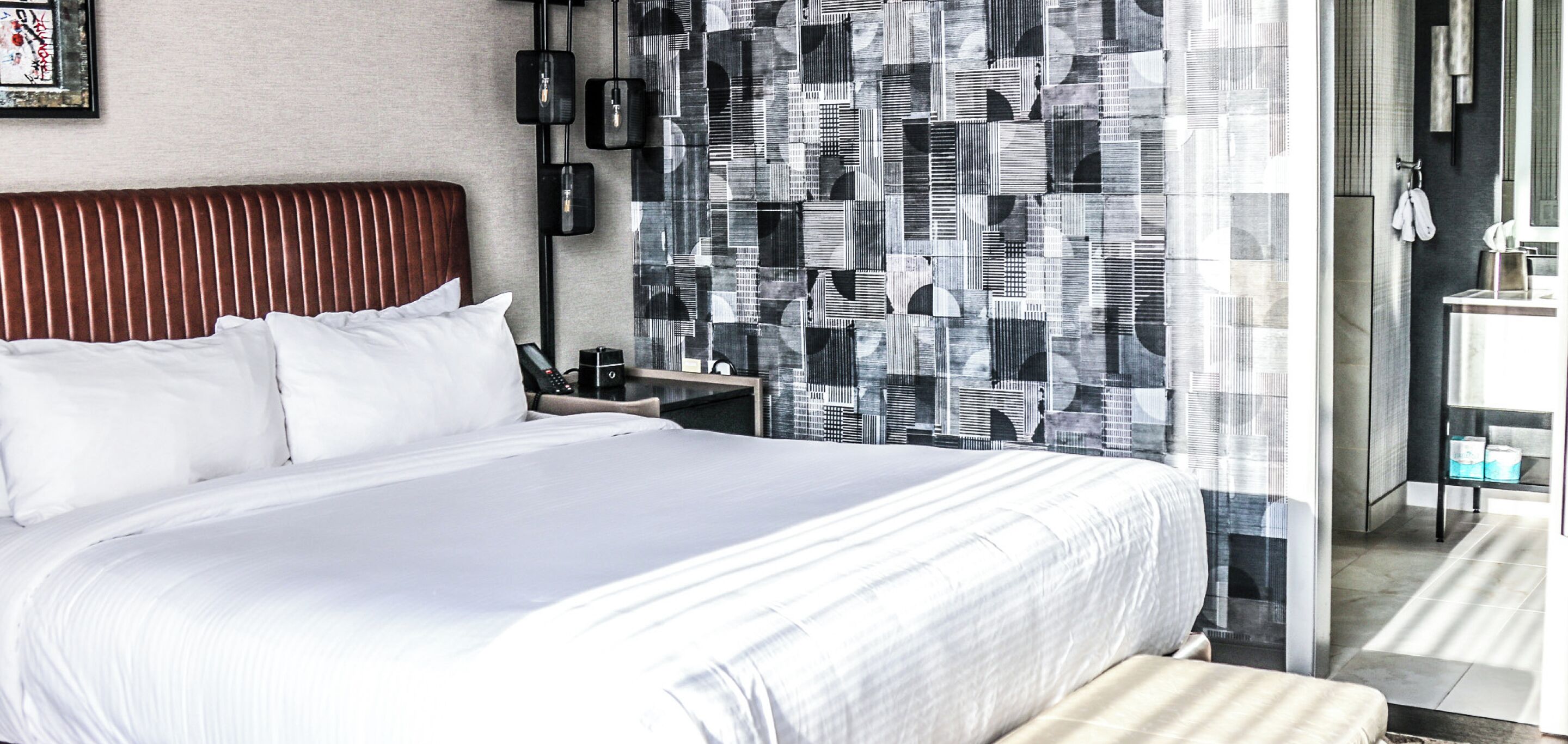 Phòng Suite Deluxe, 1 giường cỡ king và sofa giường | Bộ đồ giường cao cấp, két bảo mật tại phòng, bàn 