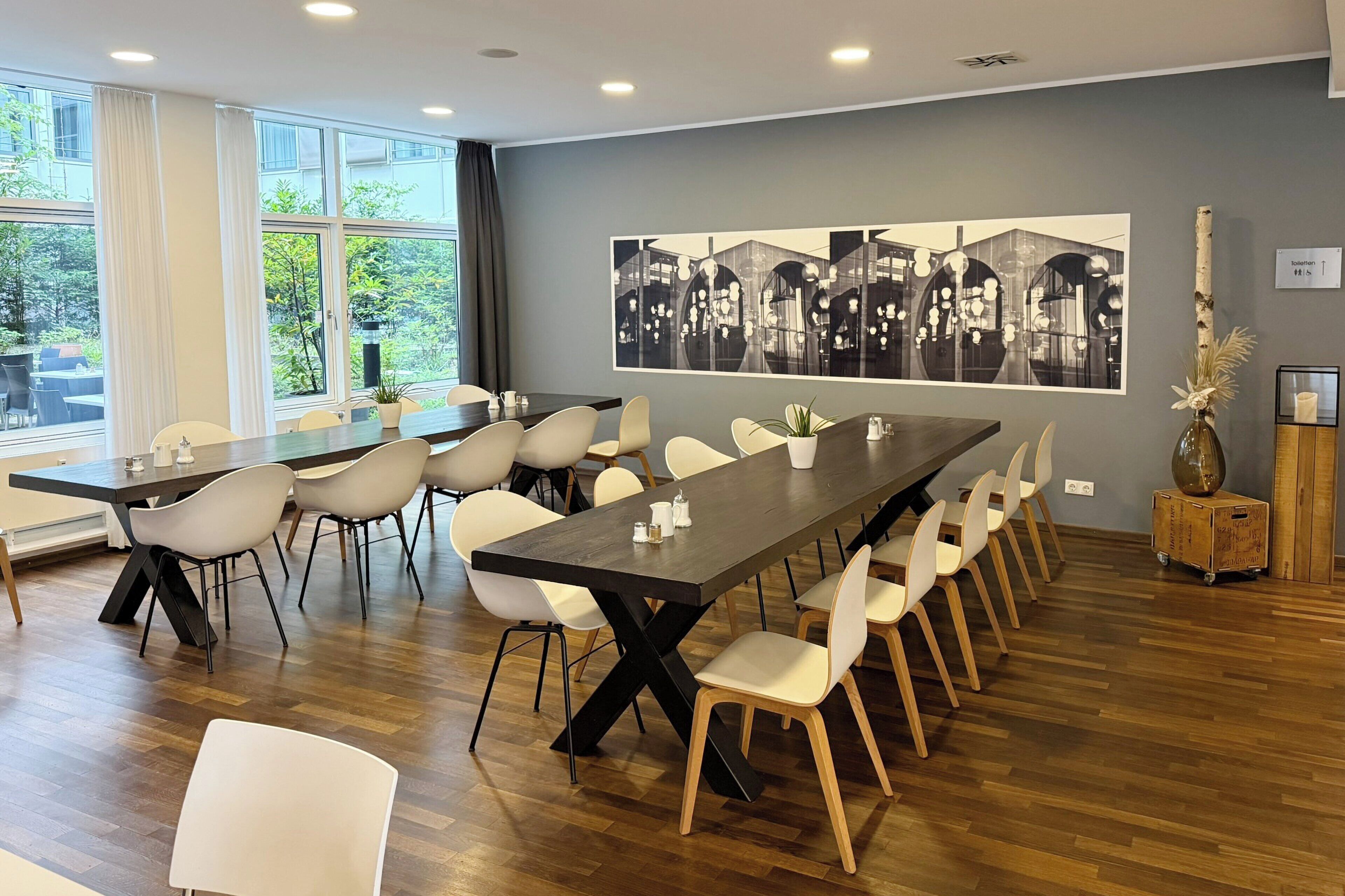 daily buffet breakfast (eur 19 per person)