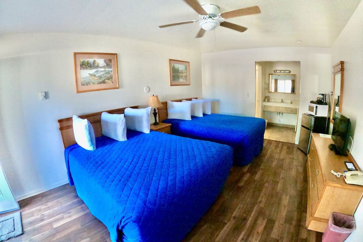 Premium bedding, blackout curtains, free WiFi, bed sheets