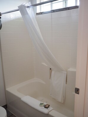 Shower, free toiletries, hair dryer, towels - Wild Rivers Motor Lodge (Brookings)