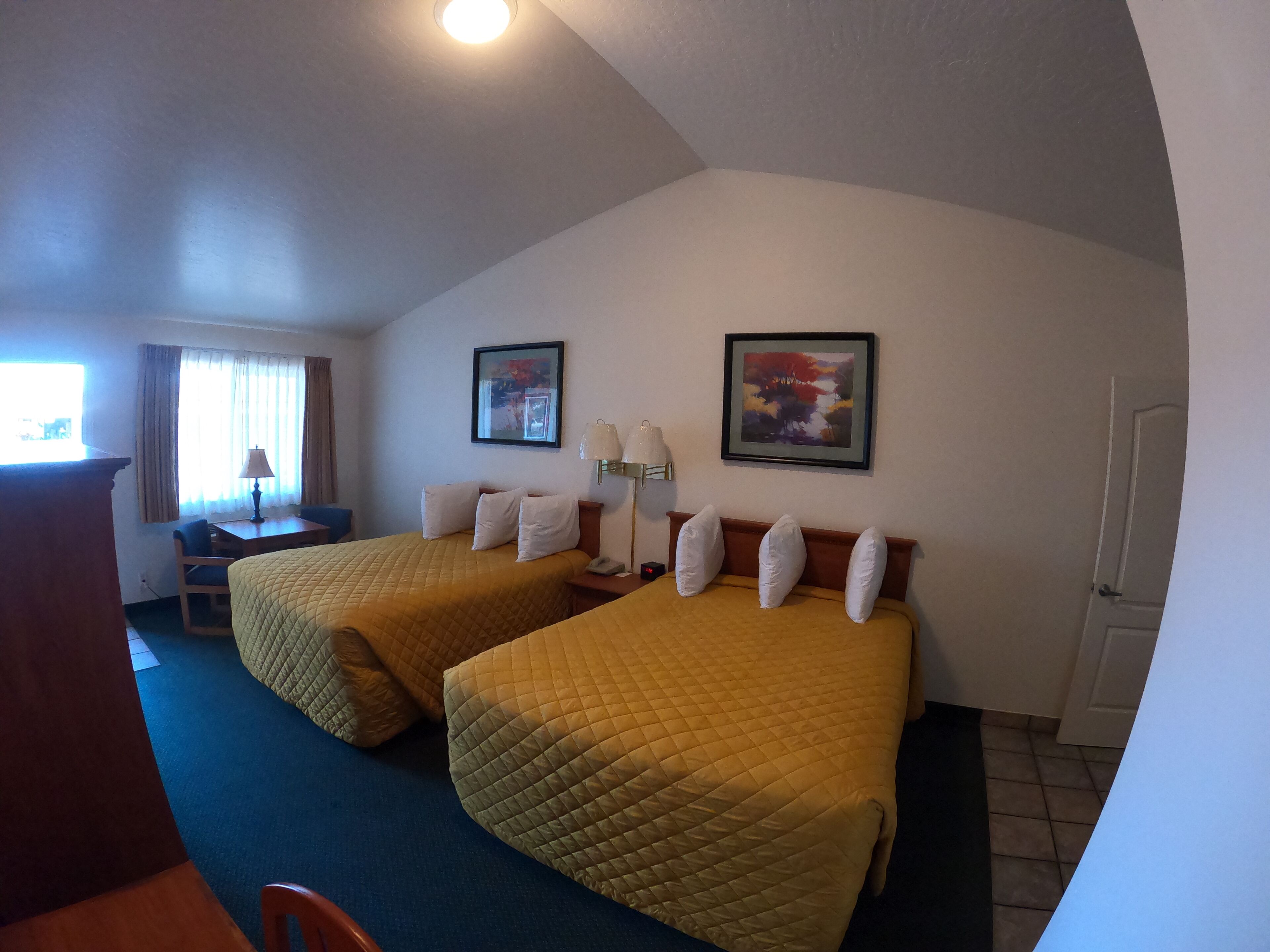 Premium bedding, blackout curtains, free WiFi, bed sheets