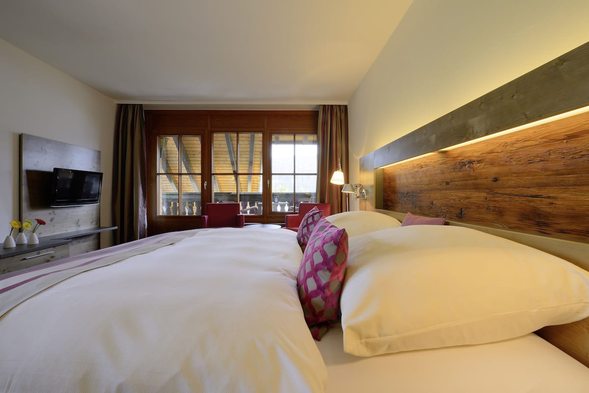 Deluxe kamer | 1 slaapkamer, een minibar, een kluis op de kamer