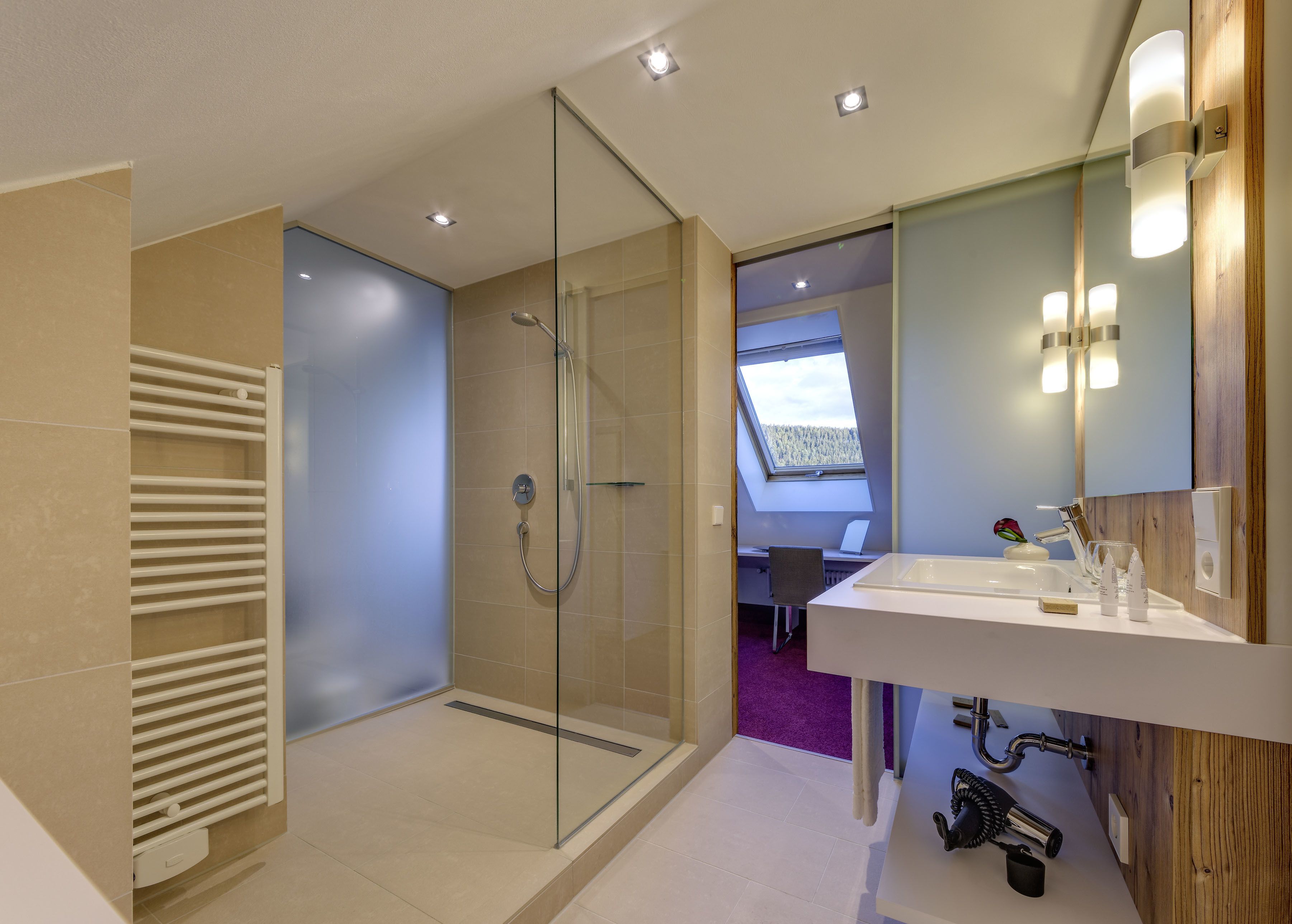 suite | bathroom | shower, free toiletries, hair dryer, dressing gowns