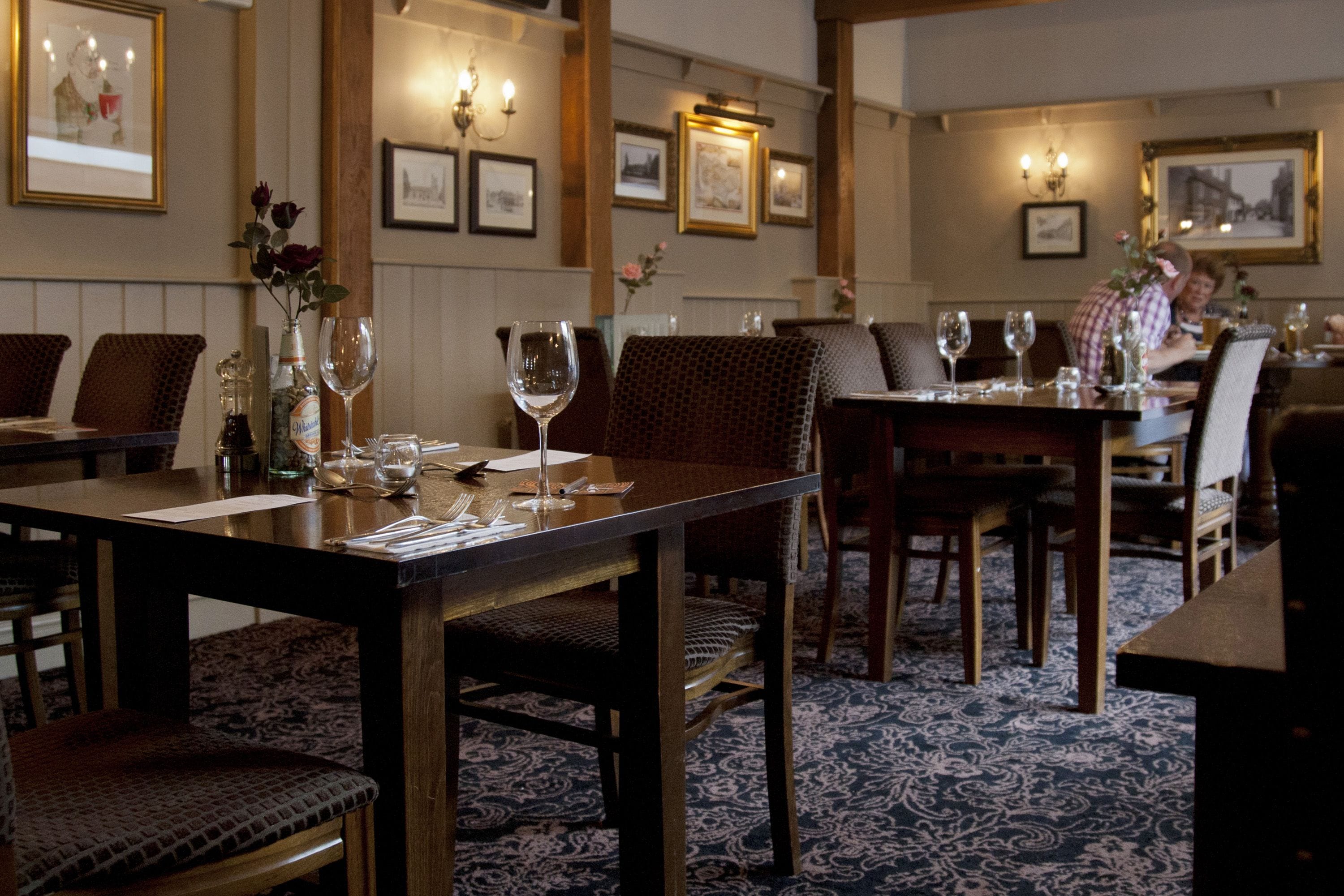 Breakfast, lunch and dinner served