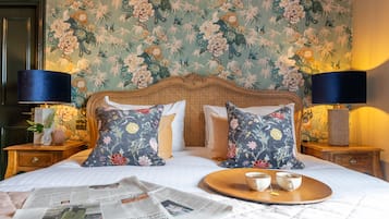 Premium bedding, desk, blackout curtains, iron/ironing board