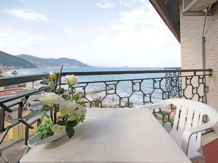 Quarto casal, sacada, vista para o mar | Terraço/pátio