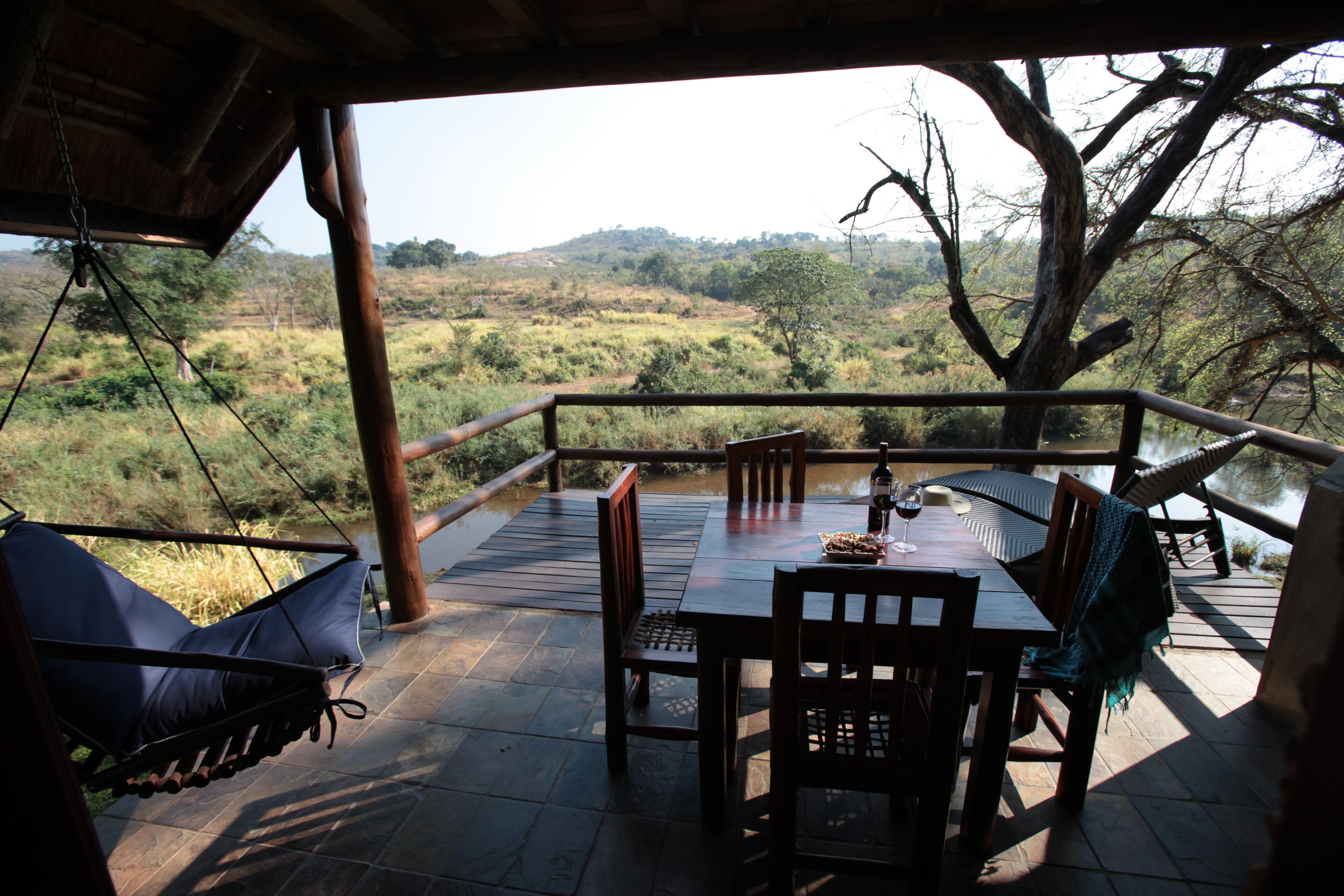 deluxe chalet (river) | view from room