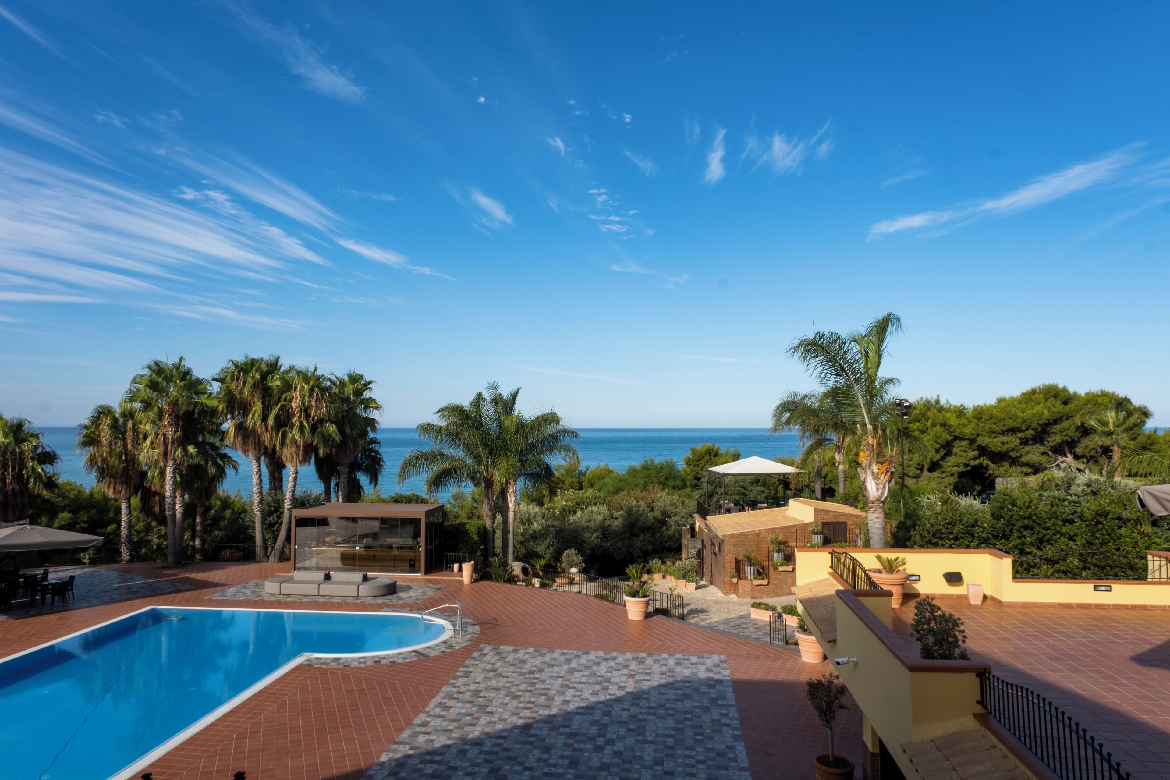 Facciata della struttura