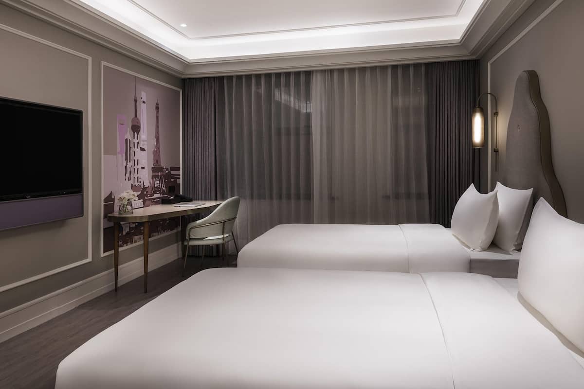 Phòng Deluxe, 2 giường đơn | 1 phòng ngủ, bộ đồ giường cao cấp, chăn bông