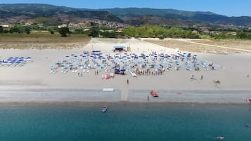 Private beach