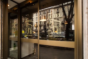 Entrée de l’hébergement