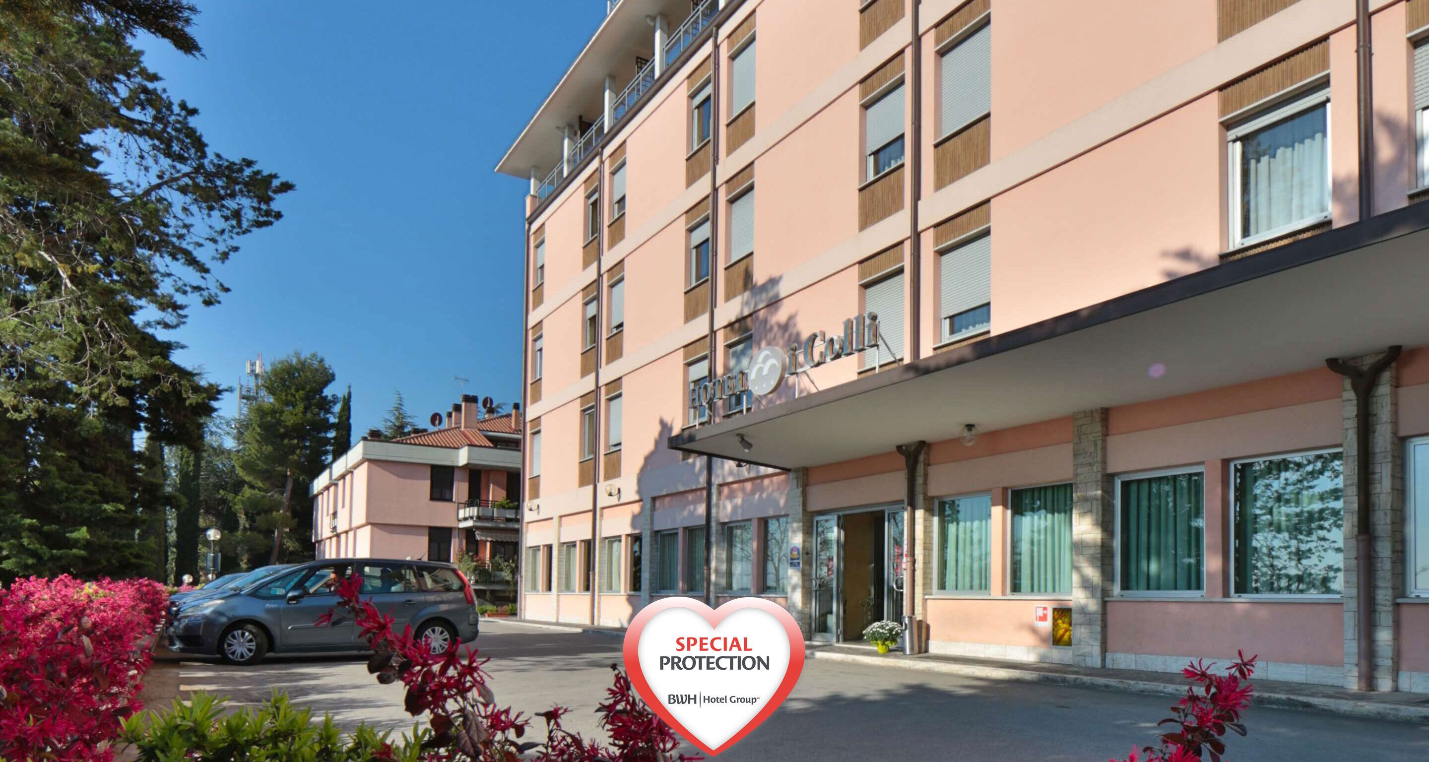 Facciata della struttura